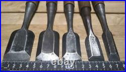 10 Pcs Set Oire Japanese Woodworking Carpentry Tool Chisel Nomi From Japan