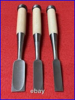 3rd Sukemaru Oire Nomi Japanese Bench Chisels HSS High Speed Steel White Oak