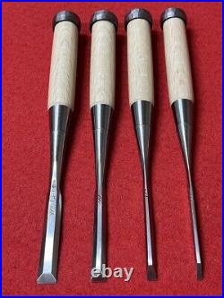 3rd Sukemaru Oire Nomi Japanese Bench Chisels HSS High Speed Steel White Oak