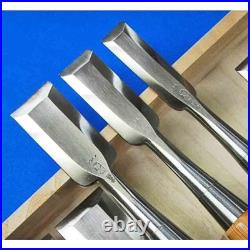 3rd Sukemaru Oire Nomi Japanese Bench Chisels HSS Steel Red Oak Set of 10 New