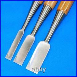 3rd Sukemaru Oire Nomi Japanese Bench Chisels HSS Steel Red Oak Set of 5 New