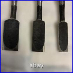 Asahitaro Japanese Oire Nomi Chisel Set 5pc 9-30mm White Oak Unused