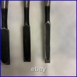 Asahitaro Japanese Oire Nomi Chisel Set 5pc 9-30mm White Oak Unused
