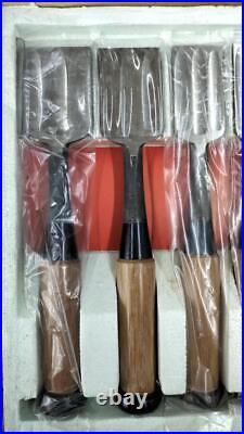 Chisel Oire Nomi 10 pcs set Japanese Vintage Carpentry Woodworking Tool with Box