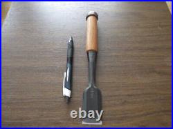 Doushin Tasai Oire Nomi Japanese Bench Chisel 30mm / 214mm Unused