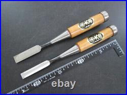 EA514 Japanese OIRE NOMI Chisel 12mm 15mm Blade Width 2piece carpentry