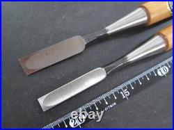 EA514 Japanese OIRE NOMI Chisel 12mm 15mm Blade Width 2piece carpentry