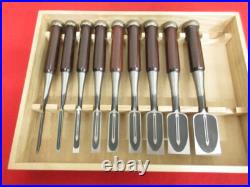 EC325 Japan FUKUMARU Chisel 3 6 9 12 15 18 24 30 36mm 9pcs carpentry tools NOMI EC325 Japan FUKUMARU Chisel 3 6 9 12 15 18 24 30 36mm 9pcs carpentry tools NOMI