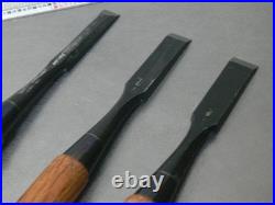 Fujihiro Oire Nomi Japanese Bench Chisel Set of 3 15mm, 18mm, 21mm Used
