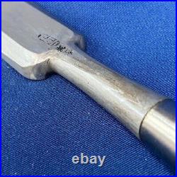 Fujihiro Yakko Nomi Japanese Bench Chisel 24mm White Oak White Steel #2 Damascus