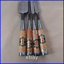 Fujiyoshimaru Chisel Oire Nomi 4 pcs set Japanese Carpentry Woodwork Tool Unused