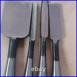 Fujiyoshimaru Chisel Oire Nomi 4 pcs set Japanese Carpentry Woodwork Tool Unused