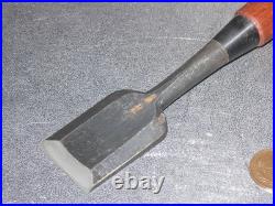 Funahiro Funazu Yuji Oire Nomi Japanese Bench Chisels 4Hollows Ura 36mm Red Oak