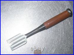 Funahiro Funazu Yuji Oire Nomi Japanese Bench Chisels 4Hollows Ura 36mm Red Oak