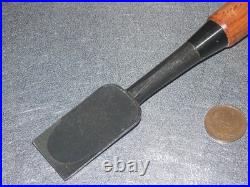 Funahiro Japanese Bench Chisels / Oire Nomi 30mm Red Oak Handle Unused