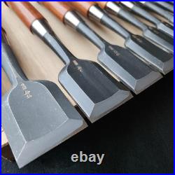 Funahiro Oire Nomi Japanese Bench Chisel 348mm / Set of 11 Unused