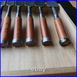 Funahiro Oire Nomi Japanese Bench Chisel 348mm / Set of 11 Unused