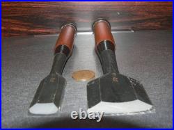 Funahiro Oire Nomi Japanese Bench Chisels 24, 48mm Set of 2 Red oak Unused