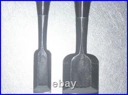 Funahiro Oire Nomi Japanese Bench Chisels 24, 48mm Set of 2 Red oak Unused
