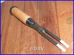 Futamata Mukomachi Nomi Japanese Bench Chisel 6mm / 18mm Special Shape Unused Futamata Mukomachi Nomi Japanese Bench Chisel 6mm / 18mm Special Shape Unused