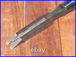 Futamata Mukomachi Nomi Japanese Bench Chisel 6mm / 18mm Special Shape Unused