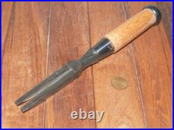 Futamata Mukomachi Nomi Japanese Bench Chisel 6mm / 18mm Special Shape Unused Futamata Mukomachi Nomi Japanese Bench Chisel 6mm / 18mm Special Shape Unused