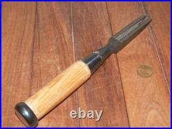 Futamata Mukomachi Nomi Japanese Bench Chisel 6mm / 18mm Special Shape Unused