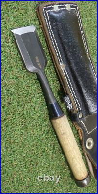 Genju Funahiro Funadu Yuji Oire Nomi Japanese Bench Chisel 36mm + Case Used