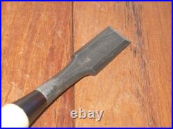 Genju Funahiro Japanese Bench Chisels Wakisashi Nomi 27mm 2Hollows Ura Unused Genju Funahiro Japanese Bench Chisels Wakisashi Nomi 27mm 2Hollows Ura Unused