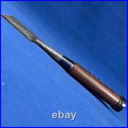 Genju Funahiro Japanese Damascus Bench Chisels Oire Nomi Set of 10 Ironwood Genju Funahiro Japanese Damascus Bench Chisels Oire Nomi Set of 10 Ironwood