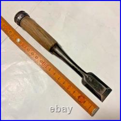 Genju Funahiro Oire Nomi Japanese Bench Chisel 24mm Funazu Yuji Used Genju Funahiro Oire Nomi Japanese Bench Chisel 24mm Funazu Yuji Used
