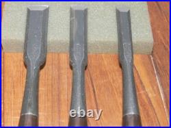 Genju Funahiro Oire Nomi Japanese Bench Chisels 12, 15, 18mm Set of 3 Genju Funahiro Oire Nomi Japanese Bench Chisels 12, 15, 18mm Set of 3