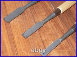 Genju Funahiro Oire Nomi Japanese Bench Chisels 12, 15, 18mm Set of 3 Genju Funahiro Oire Nomi Japanese Bench Chisels 12, 15, 18mm Set of 3