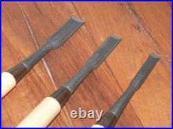 Genju Funahiro Oire Nomi Japanese Bench Chisels 12, 15, 18mm Set of 3 Genju Funahiro Oire Nomi Japanese Bench Chisels 12, 15, 18mm Set of 3