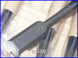 Genju Funahiro Oire Nomi Japanese Bench Chisels Set of 10 White oak Unused Genju Funahiro Oire Nomi Japanese Bench Chisels Set of 10 White oak Unused