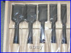 Genju Funahiro Oire Nomi Japanese Bench Chisels Set of 10 White oak Unused