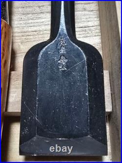 Genju Funahiro Oire Nomi Japanese Bench Chisels Set of 10 With Box Used