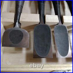 Genju Funahiro Oire Nomi Japanese Bench Chisels Set of 8