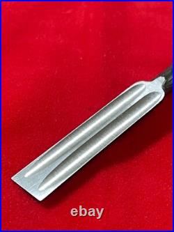 Hanyu Yasushi 15mm (5/8) Oire Nomi Japanese Chisel Blue Steel 2 Mokume