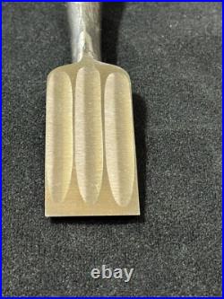 Hanyu Yasushi 30mm (1-1/4) Oire Nomi Japanese Chisel Blue Steel 2 Mokume