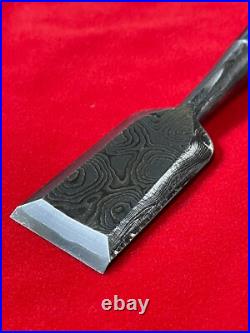 Hanyu Yasushi 36mm (1-1/2) Oire Nomi Japanese Chisel Blue Steel 2 Mokume