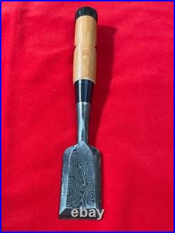 Hanyu Yasushi 36mm (1-1/2) Oire Nomi Japanese Chisel Blue Steel 2 Mokume