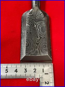 Hanyu Yasushi 36mm (1-1/2) Oire Nomi Japanese Chisel Blue Steel 2 Mokume