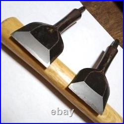 Hidari Hisahiro Old Tataki Nomi Japanese Timber Chisels 36mm 42mm No Handle