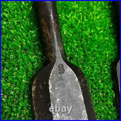 Hidari Hisasaku Oire Nomi Japanese Bench Chisel 36mm 42mm 48mm Set of 3 Used