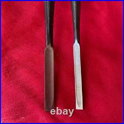 Hidari Hisasaku Oire Nomi Japanese Bench Chisels 6,9mm Set of 2 Rosewood Hidari Hisasaku Oire Nomi Japanese Bench Chisels 6,9mm Set of 2 Rosewood