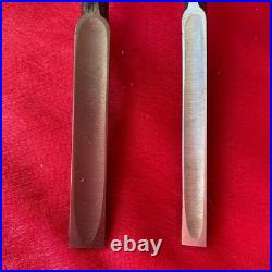 Hidari Hisasaku Oire Nomi Japanese Bench Chisels 6,9mm Set of 2 Rosewood Hidari Hisasaku Oire Nomi Japanese Bench Chisels 6,9mm Set of 2 Rosewood