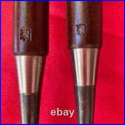 Hidari Hisasaku Oire Nomi Japanese Bench Chisels 6,9mm Set of 2 Rosewood Hidari Hisasaku Oire Nomi Japanese Bench Chisels 6,9mm Set of 2 Rosewood