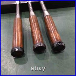 Hidari Hisasaku Oire Nomi Japanese Bench Chisels Set of 3 Used