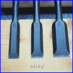 Hidari Ichihiro Oire Nomi Japanese Bench Chisels Yamasaki Shozo Set of 10 With Box Hidari Ichihiro Oire Nomi Japanese Bench Chisels Yamasaki Shozo Set of 10 With Box